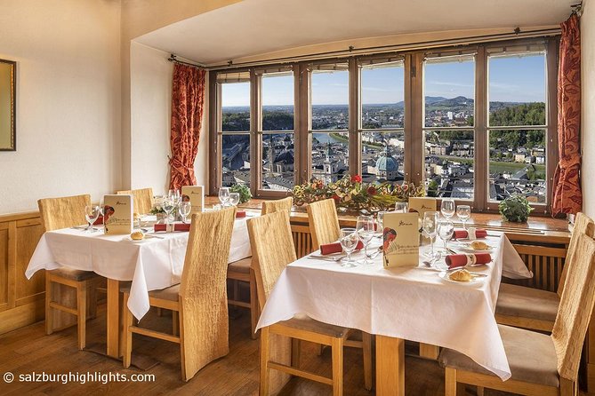 Best of Mozart Concert and Dinner or VIP Dinner at Fortress Hohensalzburg - Fortress views at dusk: why this night feels different