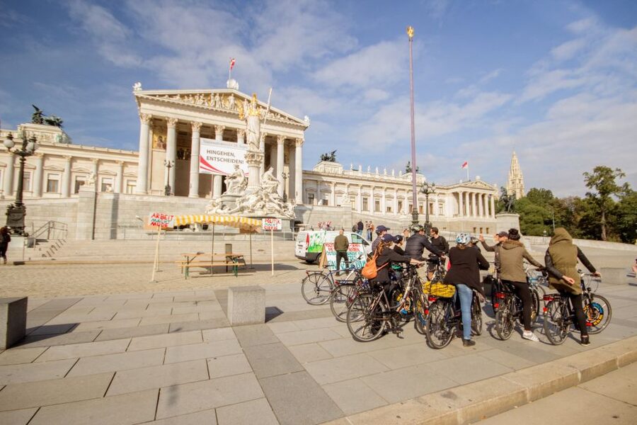 Classic Vienna: 3-Hour Guided Bike Tour - St. Stephen’s Cathedral at Stephansplatz: the view that pulls you in
