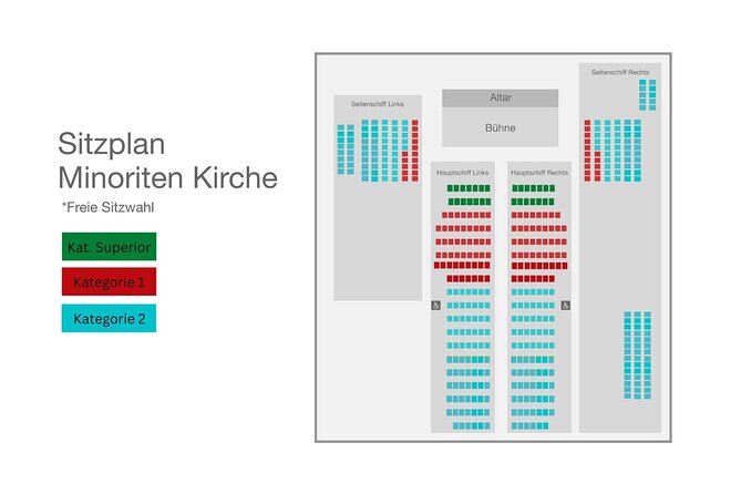 Classical Concerts in the Minorite Church - Tickets Vienna - Minoritenkirche: where Vienna’s classical sound really lands