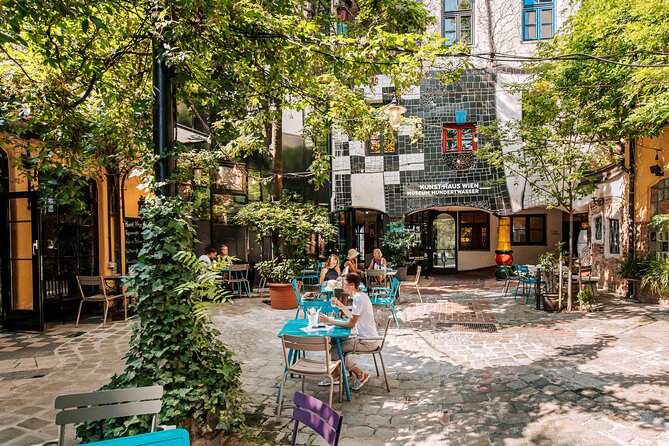Entrance tickets for the KunstHausWien. Museum Hundertwasser - Extra time at the cafe: a nice reset between galleries