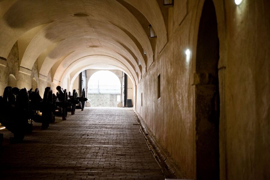 Forchtenstein Castle Admission Ticket & Optional Guided Tour - First floor priorities: oratory, chapel, and the private armory of weapons