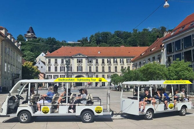 Graz city tours - Stadtpark, Karmeliterplatz, and the Clock Tower Views in Minutes