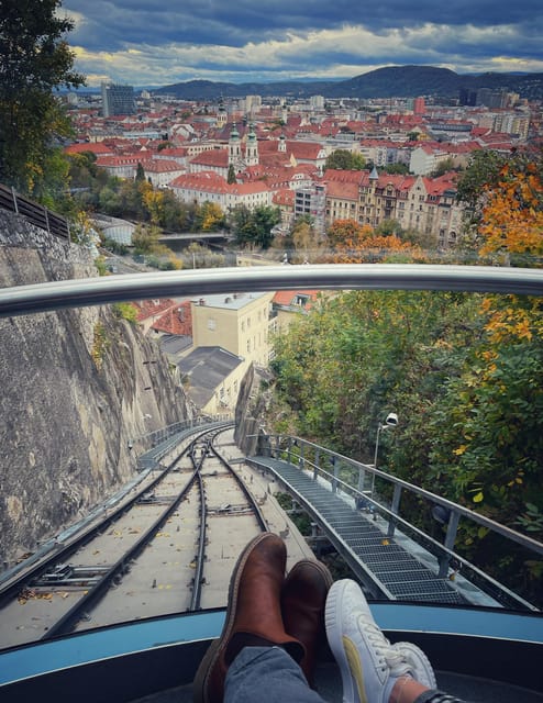 Graz: Funicular Ride & Schlossberg Picnic Experience - Picnic Ride and Schlossberg views, the quick hit
