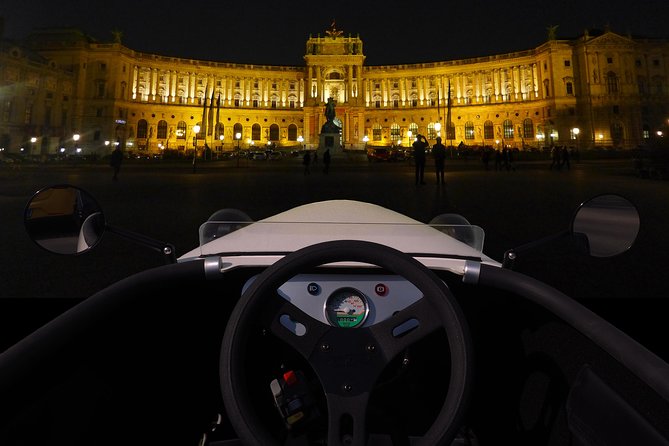 Hotrod Moonlight Tour -evening tour with PRATER ferrys wheel ride - The Night-Drive Route: Vienna’s Landmarks, Lit Up