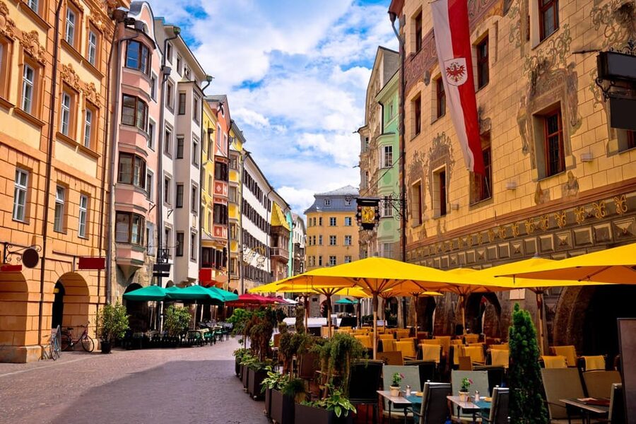 Innsbruck Old Town Highlights Private Walking Tour - Annasäule and the story behind the details