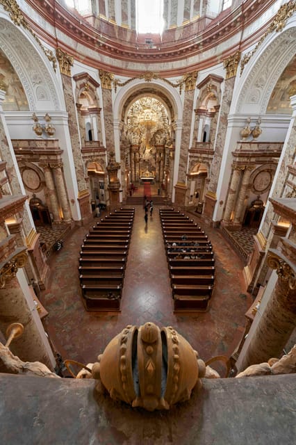 Karlskirche Entry Ticket with Panoramic Terrace Access - Treasury time: precious items and why it complements the main church