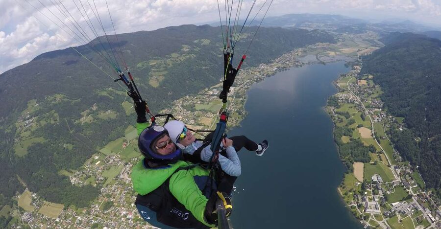 Kärnten/Ossiachersee: Paragleiten " Thermikflug" - The Thermal Flight: 30 to 40 Minutes That Actually Feel Like Flight