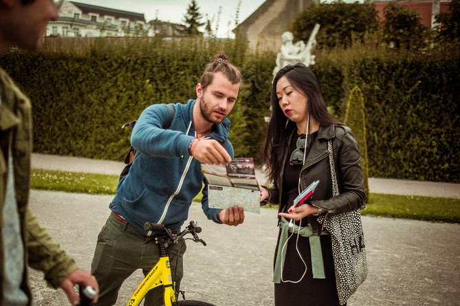 Kick-Bike Small-Group Tour Through Vienna with Locals - MQ museums quarter: twin-museum square and the Russian monument