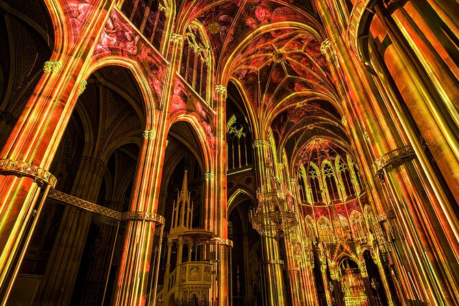 Light of Creation Votive Church - The show itself: six acts of creation in color and sound