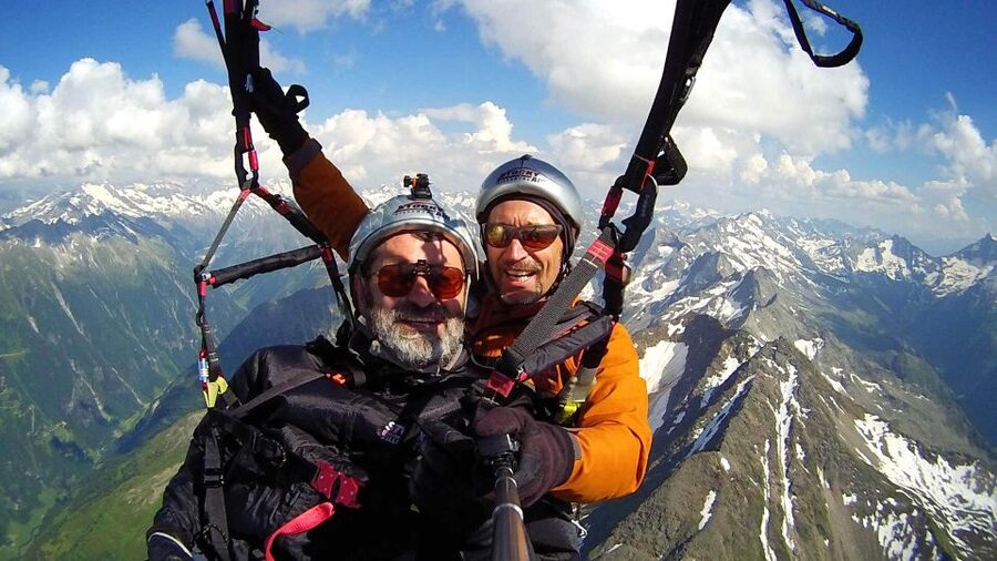 Mayrhofen: Paragliding Flight Experience Over Mountains - Cable car time: a quick ride that sets the mood