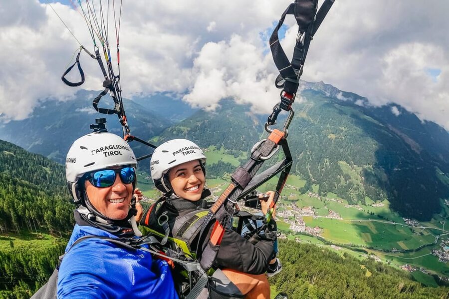 Neustift im Stubaital: Tandem Paragliding Flight - Landing Back at Solid Ground, Then Taking Home Proof