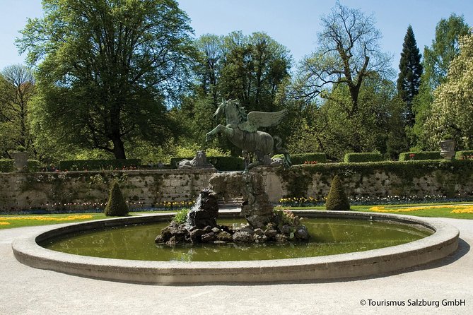 Original Sound of Music Private Custom Tour in Salzburg - Mirabell Gardens at Schloss Mirabell: a calm first scene