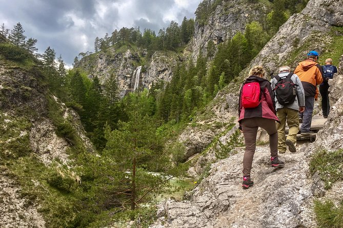 Ötschergräben Grand Canyon of Austria - Otschergraben in motion, where the hike starts downhill and loud with waterfalls