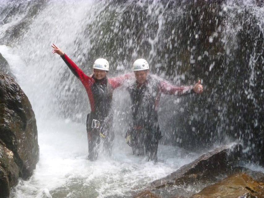 Ötztal: Canyoning at Alpenrosenklamm for Beginners - The canyon start: waterfalls, narrow walls, and your first abseil