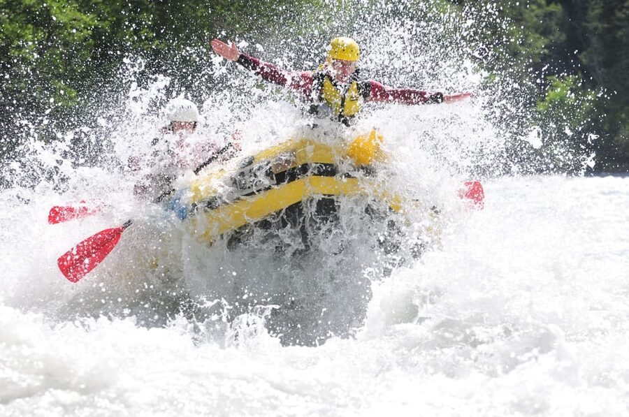 Ötztal: Rafting at Imster Canyon for Beginners - The photographer, the rafting drink toast, and the post-ride comfort