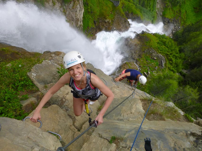 Ötztal: Via Ferrata Climbing at Stuibenfall - Getting There: Minibus Ride, Base Facilities, and a Real Safety Brief