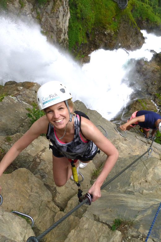 Ötztal: Via Ferrata Climbing Tour at Lehner Waterfall - Safety talk and gear setup: how this stays beginner-friendly
