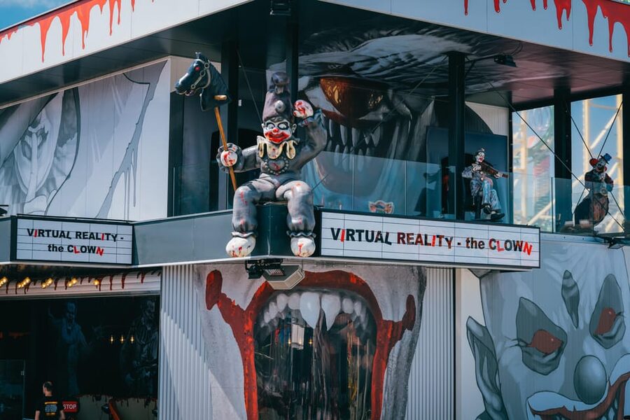 Prater Super Ticket - The Clown VR ride: spooky fun on a 150-meter track