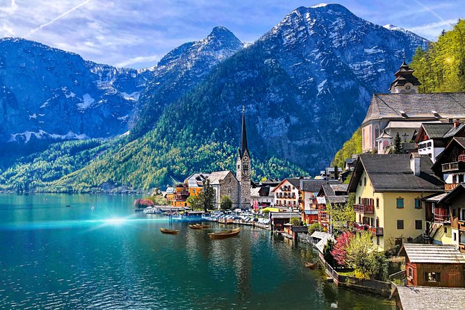 Private Full-Day Tour of Hallstatt and Salzkammergut from Salzburg with Options - Red Bull Global Headquarters and the Mozartblick-style viewpoint stop