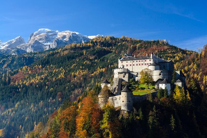 Private Tour to world's biggest Ice Caves & Werfen from Salzburg - A private Salzburg pickup in a panorama van