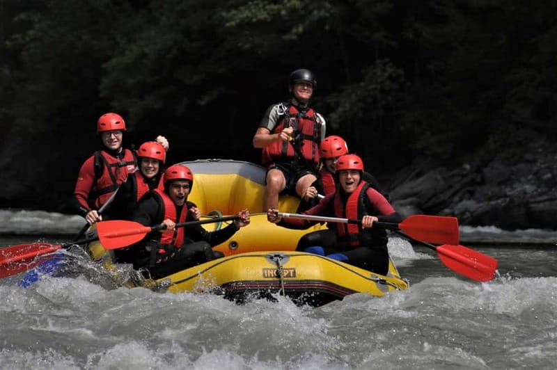 Salzburg: White Water Rafting on the Salzach River - The Gasteiner Ache Waterfall and the Splashy Finish