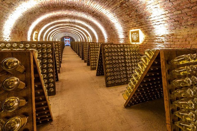 Schlumberger Sparkling Wine Cellar World Entrance Ticket in Vienna - The self-guided audio tour experience, with language options and timing
