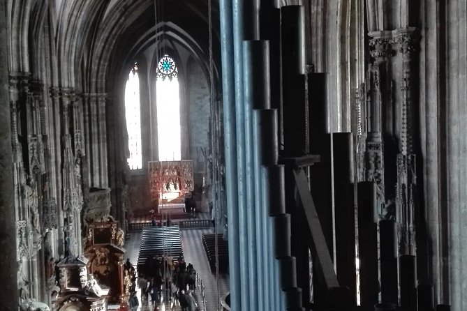 St. Stephen's cathedral - old symbol newly discovered - Going inside: Gothic atmosphere, stained glass, and major art