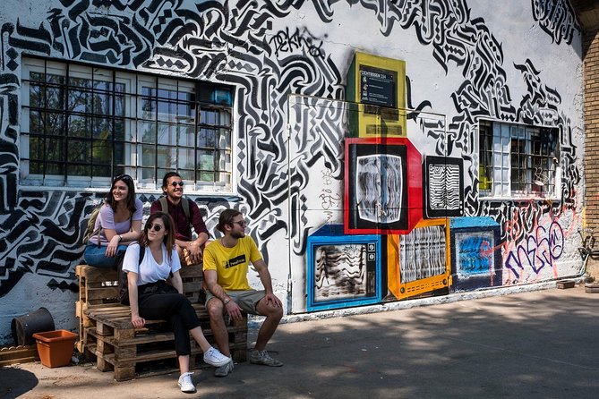 Street Art Tour in Vienna - Friedensbrücke: TS90 Crew Marks, Manuel Muriel’s Octopus, and the Overpaint Rule