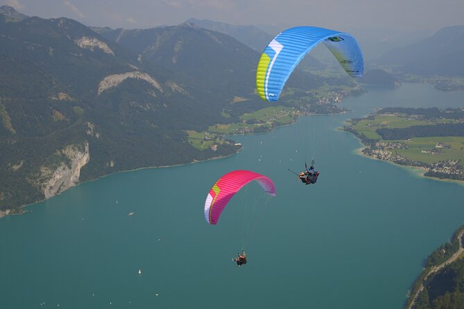 Tandem Paragliding St. Gilgen - Wolfgangsee - Heading up to Zwölferhorn, and why St. Gilgen works so well