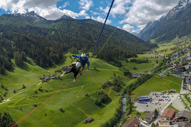 Tandem Paragliding Tirol, Austria - Meet your pilot at the station, then get geared up