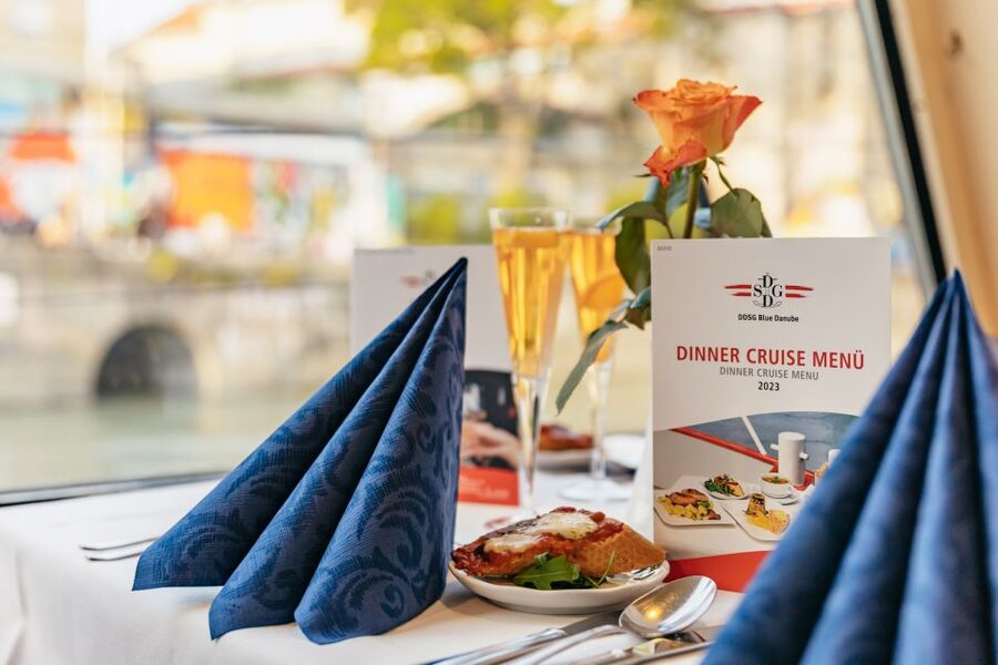 Vienna: 3-Course Evening Dinner Cruise - Danube vs. canal reality: plan for locks and limited river time