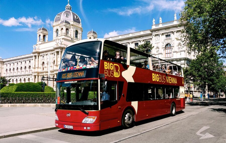 Vienna: Big Bus Hop-On, Hop-Off Tour by Open-Top Bus - City Route: Old Center, Museum Quarter, UNO City, and Danube Island