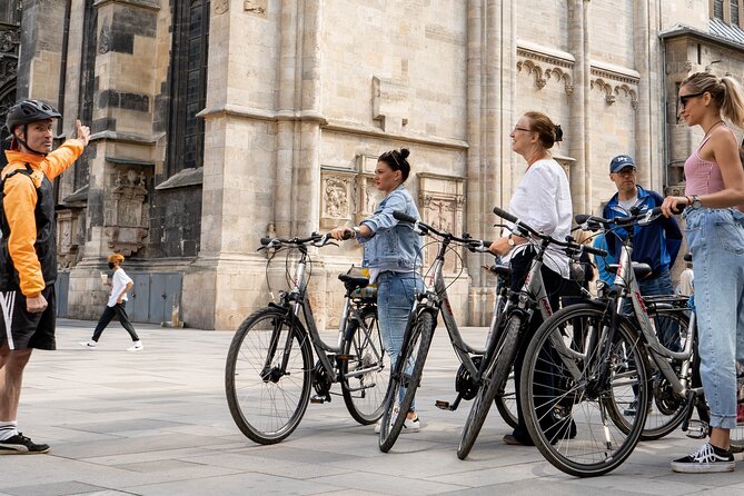 Vienna by bike in small groups max 12pax - Urania Sternwarte by the Danube Canal: a calm pause with context