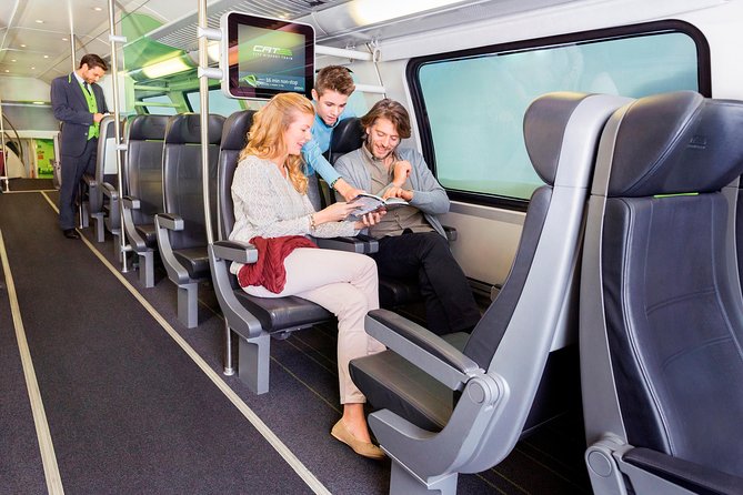 Vienna City Airport Train - CAT - What Onboard Feels Like: Wi-Fi, USB, and Room for Bags