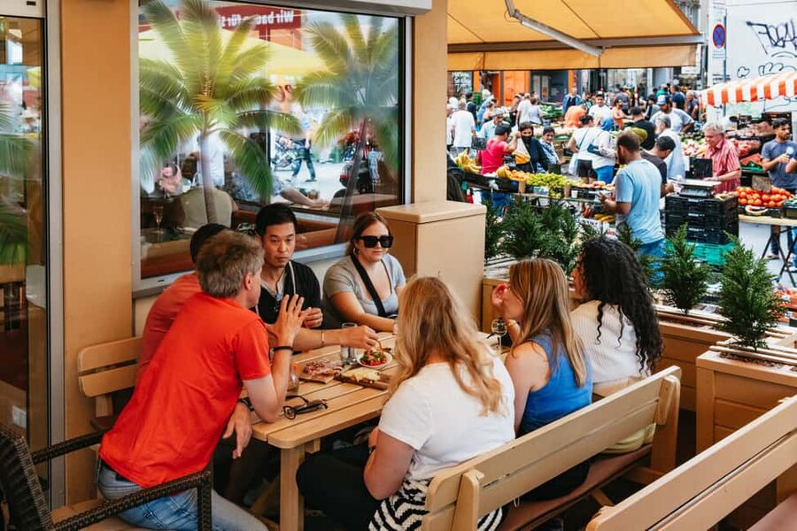 Vienna: Guided Foodie Walking Tour with Tastings and Coffee - Naschmarkt: famous for a reason, and still worth it with a guide