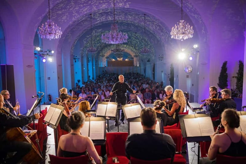 Vienna: Mozart and Strauss Concert at Schönbrunn - In the concert hall: soprano, baritone, and the orchestra in top form