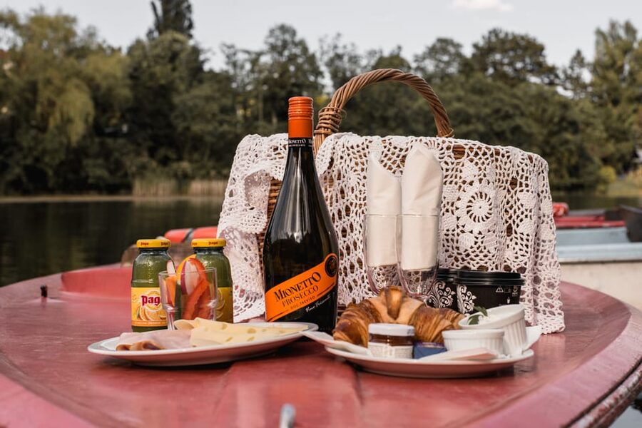 Vienna: Retro Boat Tour on the Danube River with Picnic - Your picnic-brunch, planned for real lounging