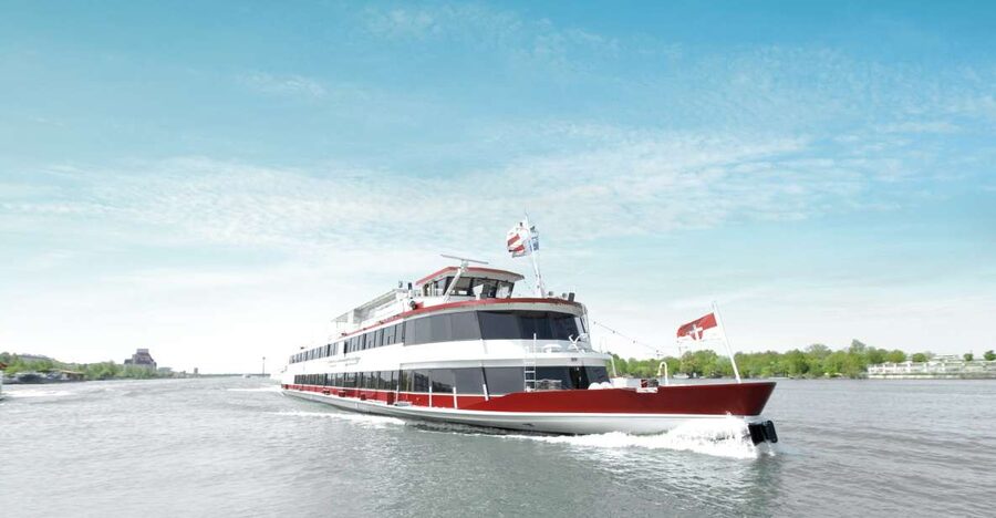 Vienna: Sunday Brunch Danube Cruise & Live Music - Getting on board at Schifffahrtszentrum Vienna, Handelskai 265, pier 7